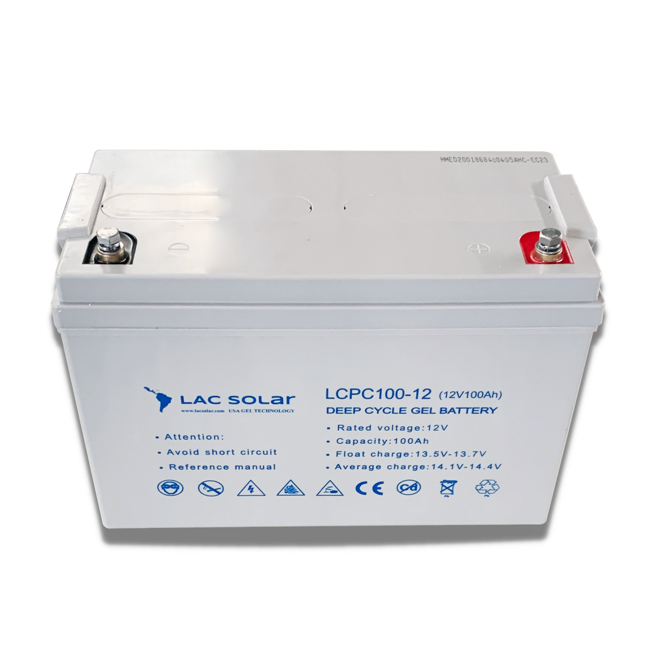 Battery Lac Solar Gel 100ah/7260
