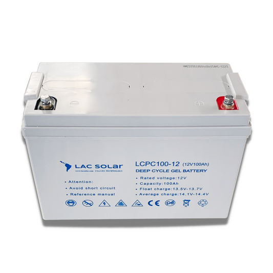 Battery Lac Solar Gel  100ah/7260