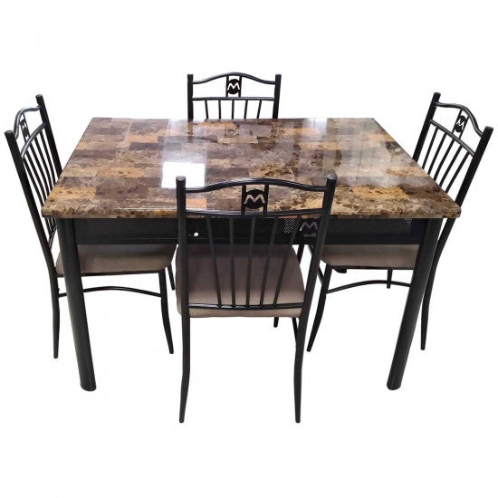 Daniels - Dining Set 5 Pieces Black/7766