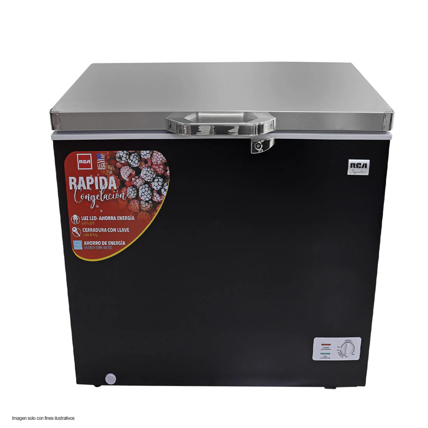 RCA Freezer Black 5.4 Cuft/6827