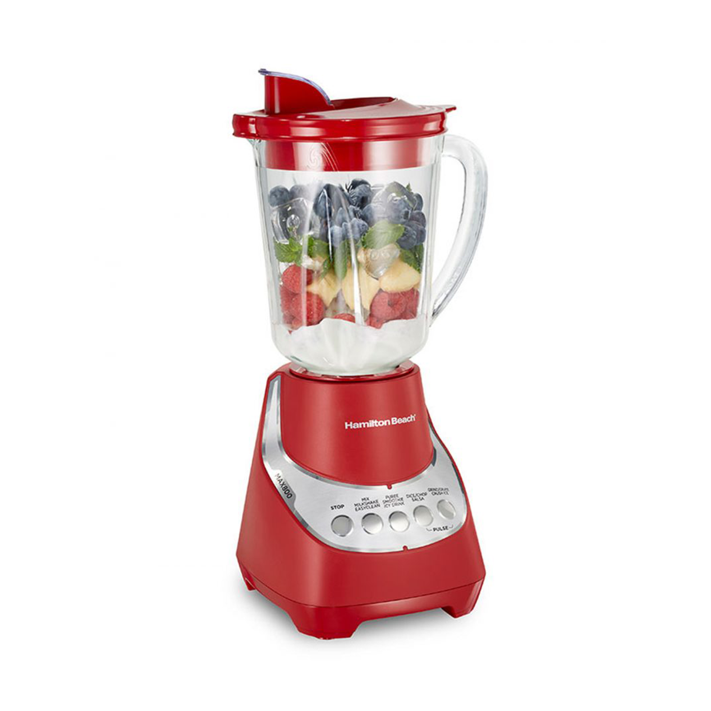 Hamilton Blender Red Glasss Jar/8396