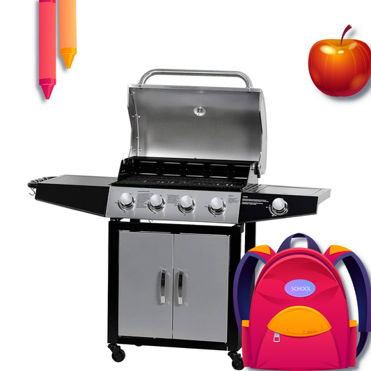 Barbecue Mastercook 4 Burner Style Grill Stainless/8448