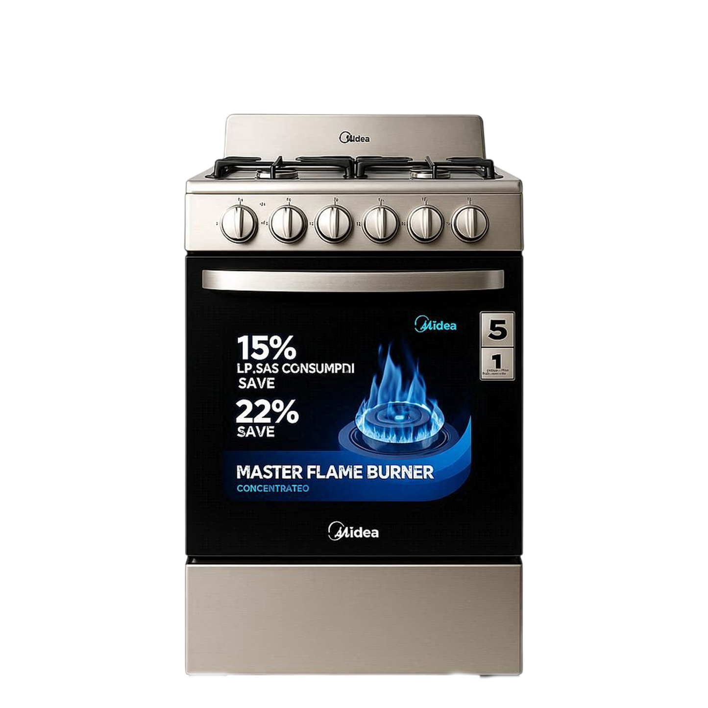 Oven Midea Gray 20"/8655