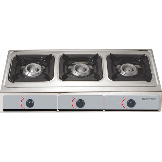 WESPOINT GAS STOVE 3 BURNERS (5719)