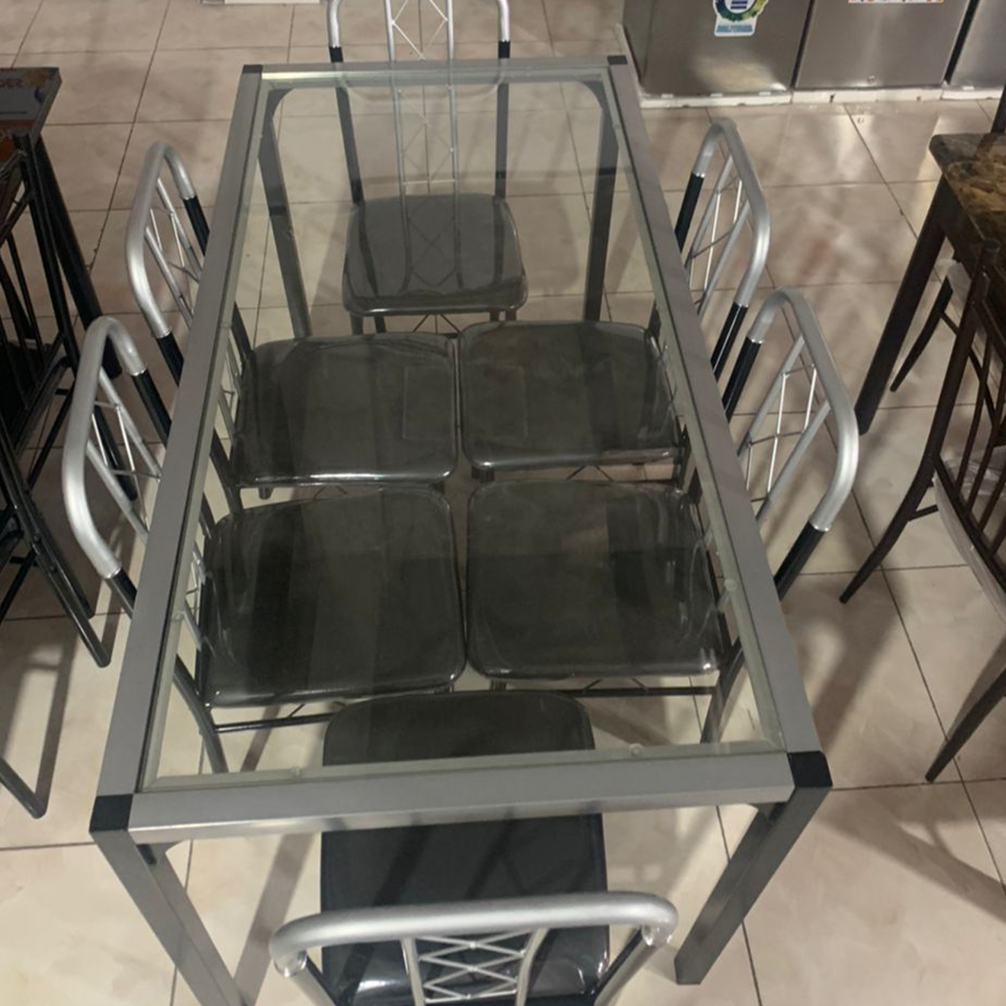 Dinning table glasses 7 pcs/6206