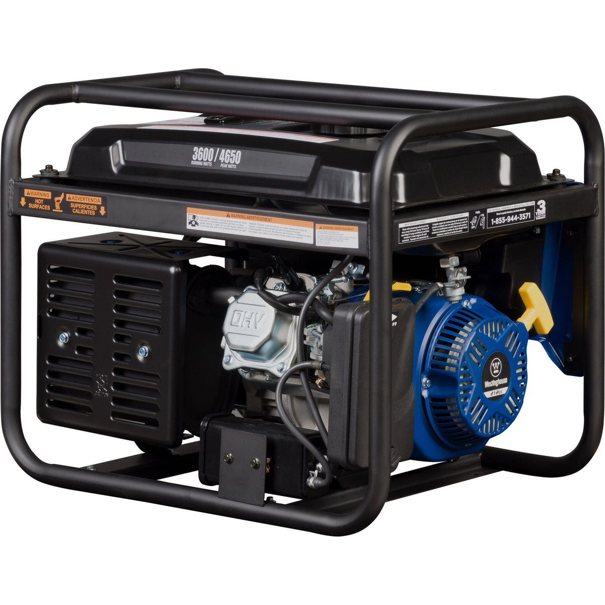 Westinghouse Generator 4650W – Back