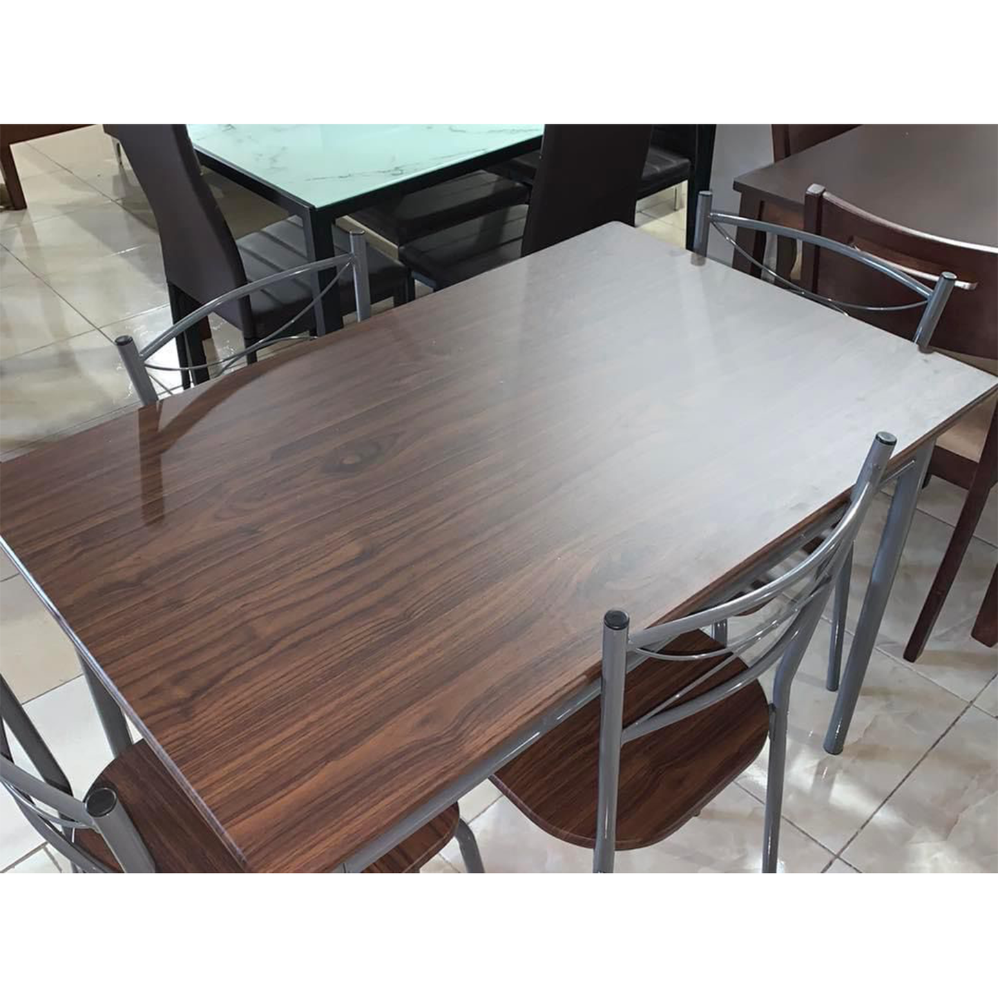 Dining Table Hamton Walnut 5 pcs/8021