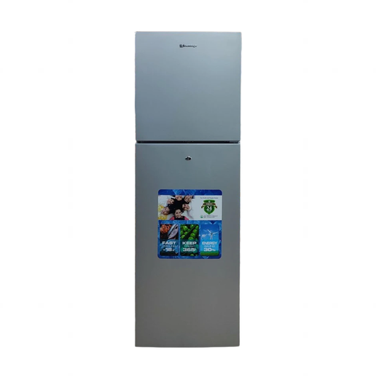 Berklays Refrigerator 2 Door Silver/8211