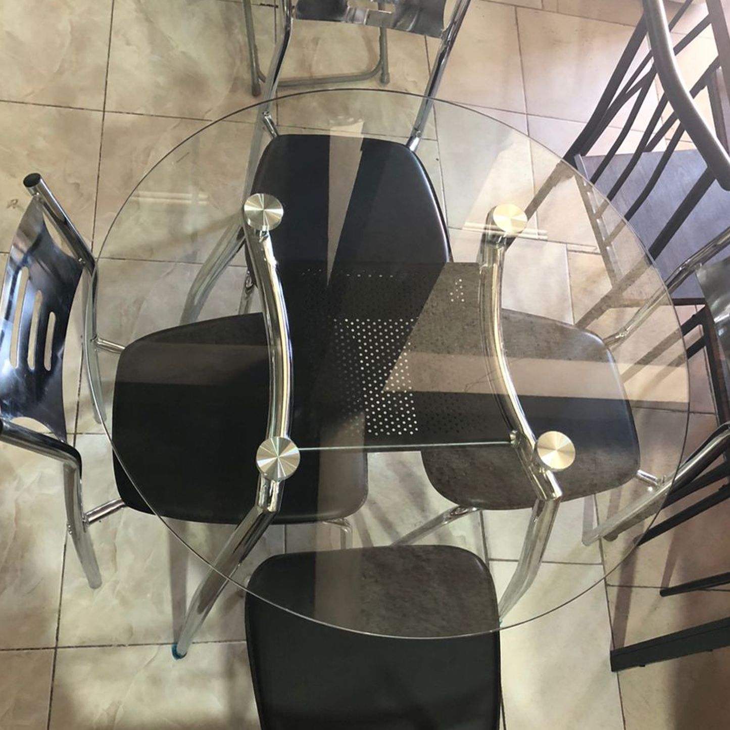 Dining Table Chrystal Clear/8285