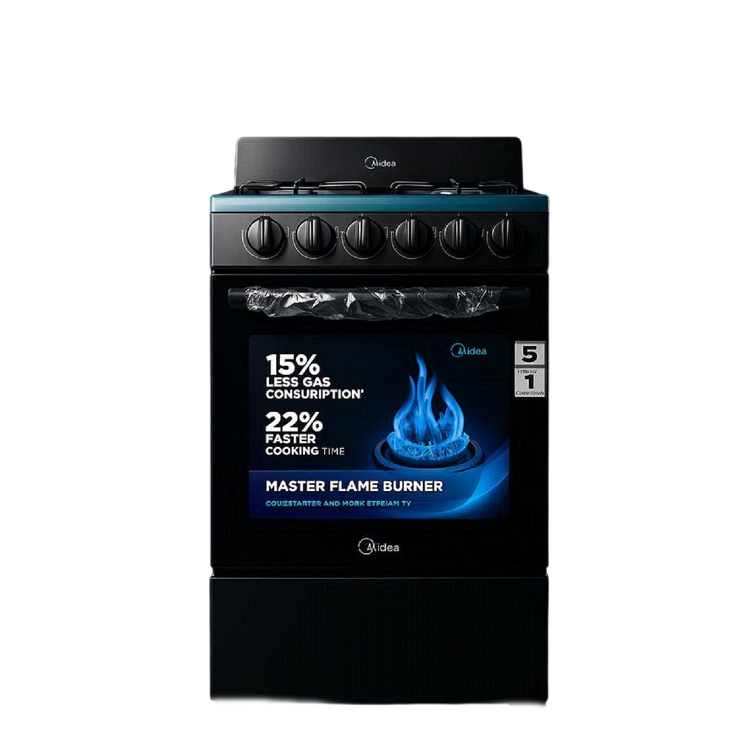 oven midea Black 20"/8654