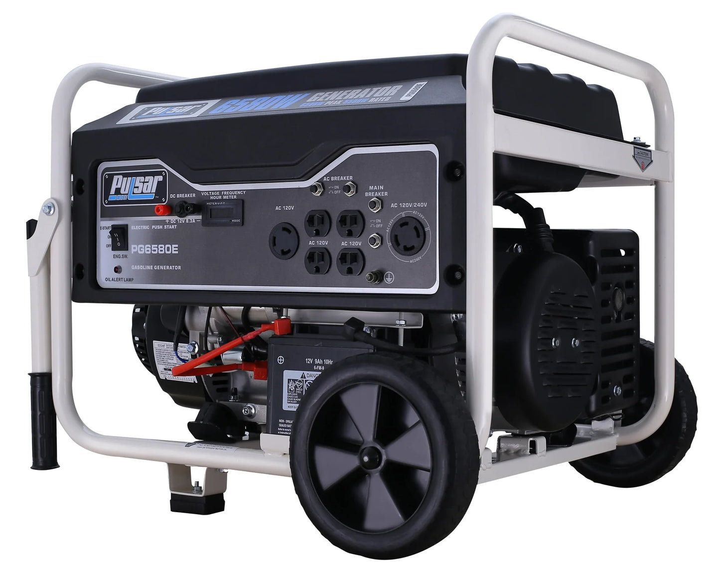 Pulsar 6580-Watt Portable Generator with Electric Start
